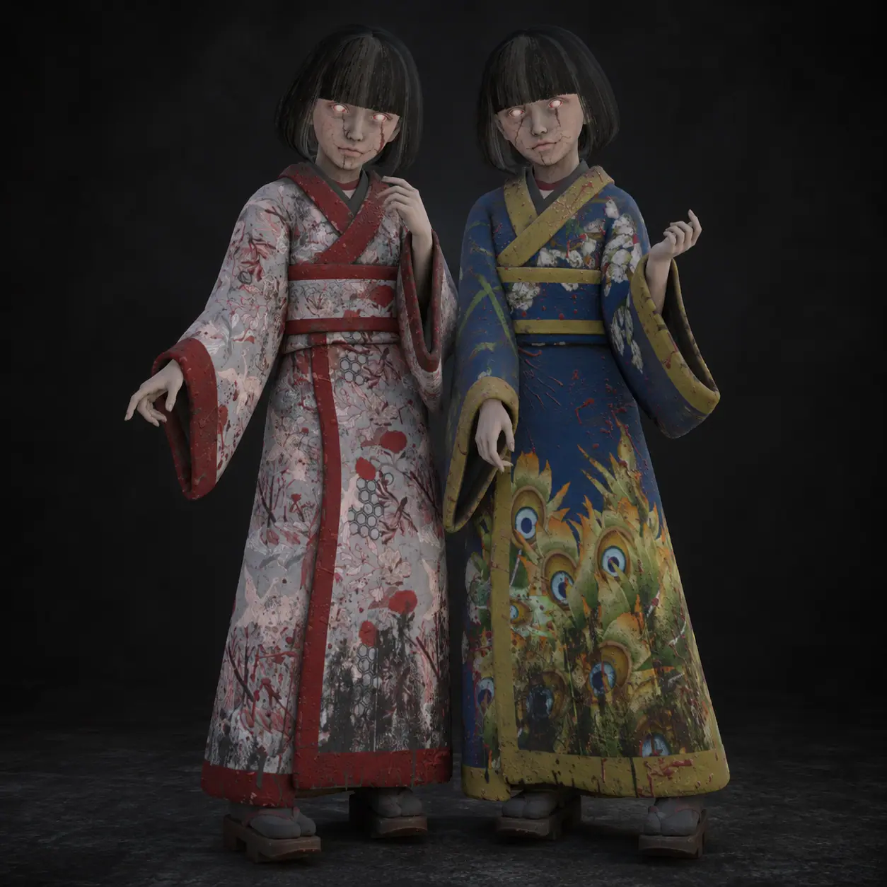 Zashiki-warashi concept art