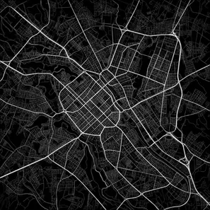 Street map of Chișinău
